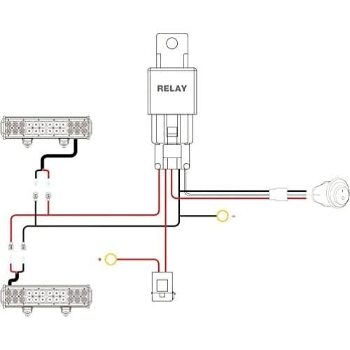 Nilight Pods LED 4" Ámbar 60W Combo Luz Niebla y Spot