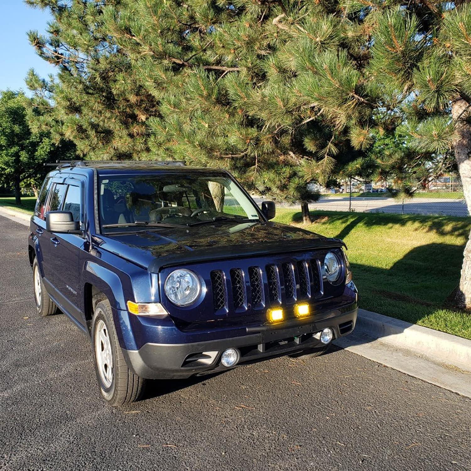 Nilight Pods LED 4" Ámbar 60W Combo Luz Niebla y Spot