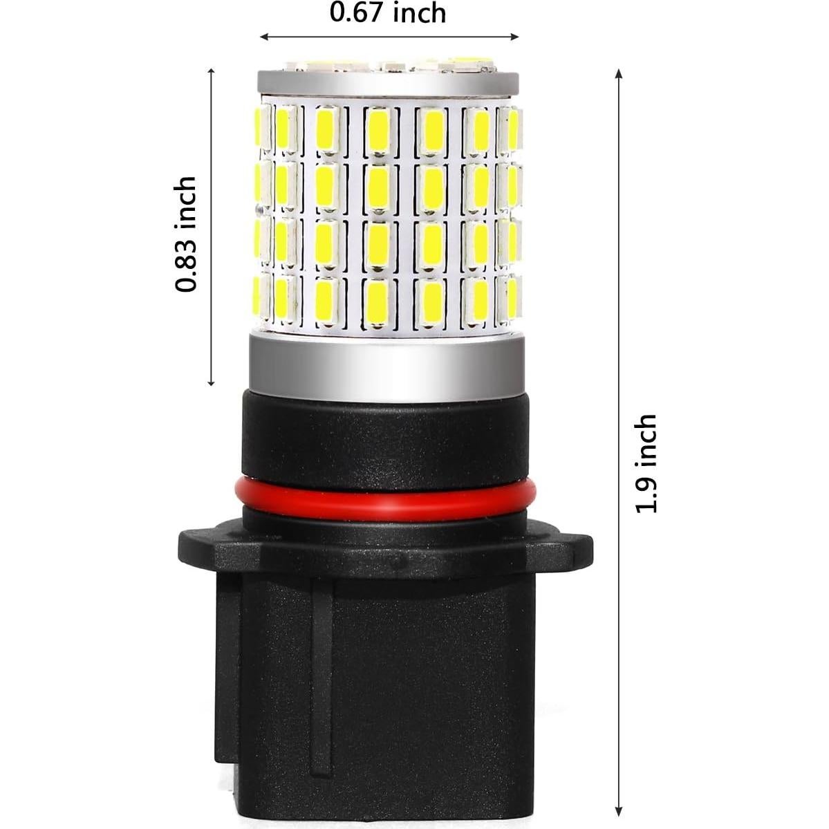 Luces de Niebla LED PHINLION PSX26W 2000 Lúmenes 6000K