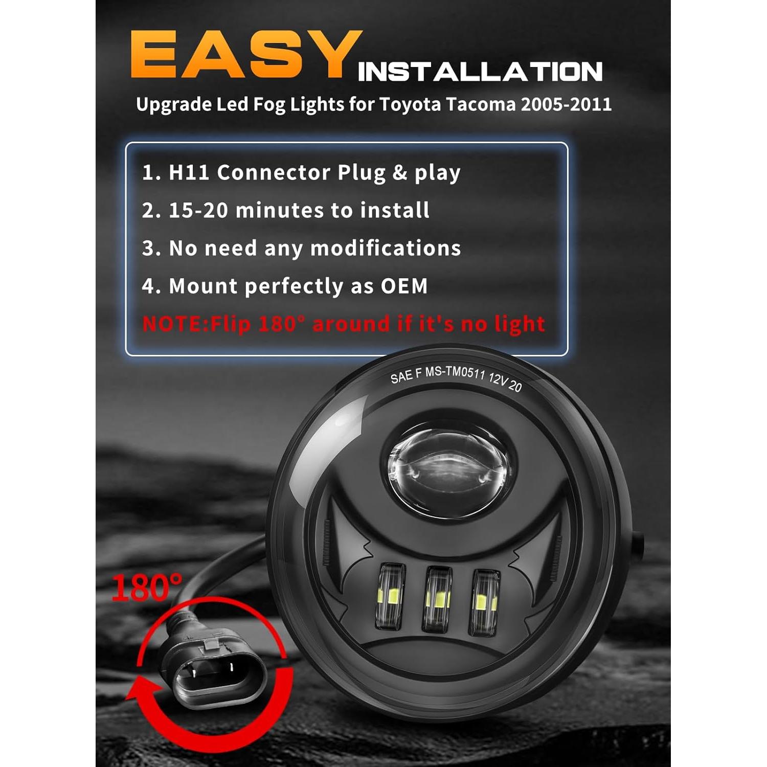 Luces de Niebla LED VI9000 para Tacoma 2005-2011 y más