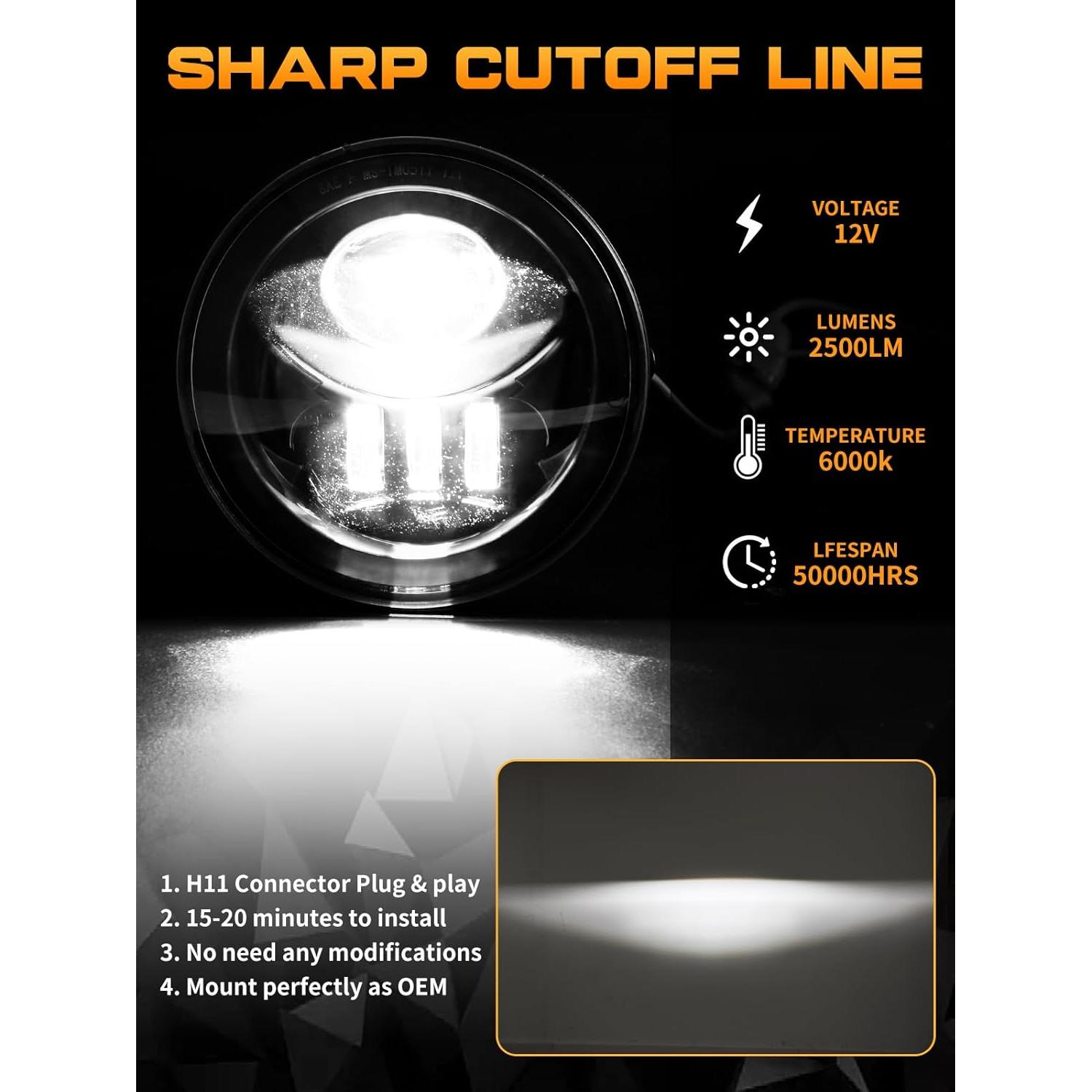 Luces de Niebla LED VI9000 para Tacoma 2005-2011 y más