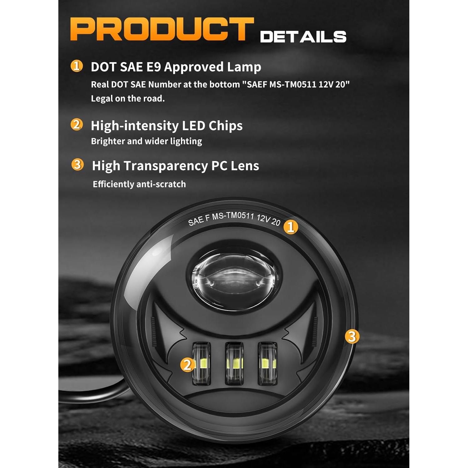 Luces de Niebla LED VI9000 para Tacoma 2005-2011 y más