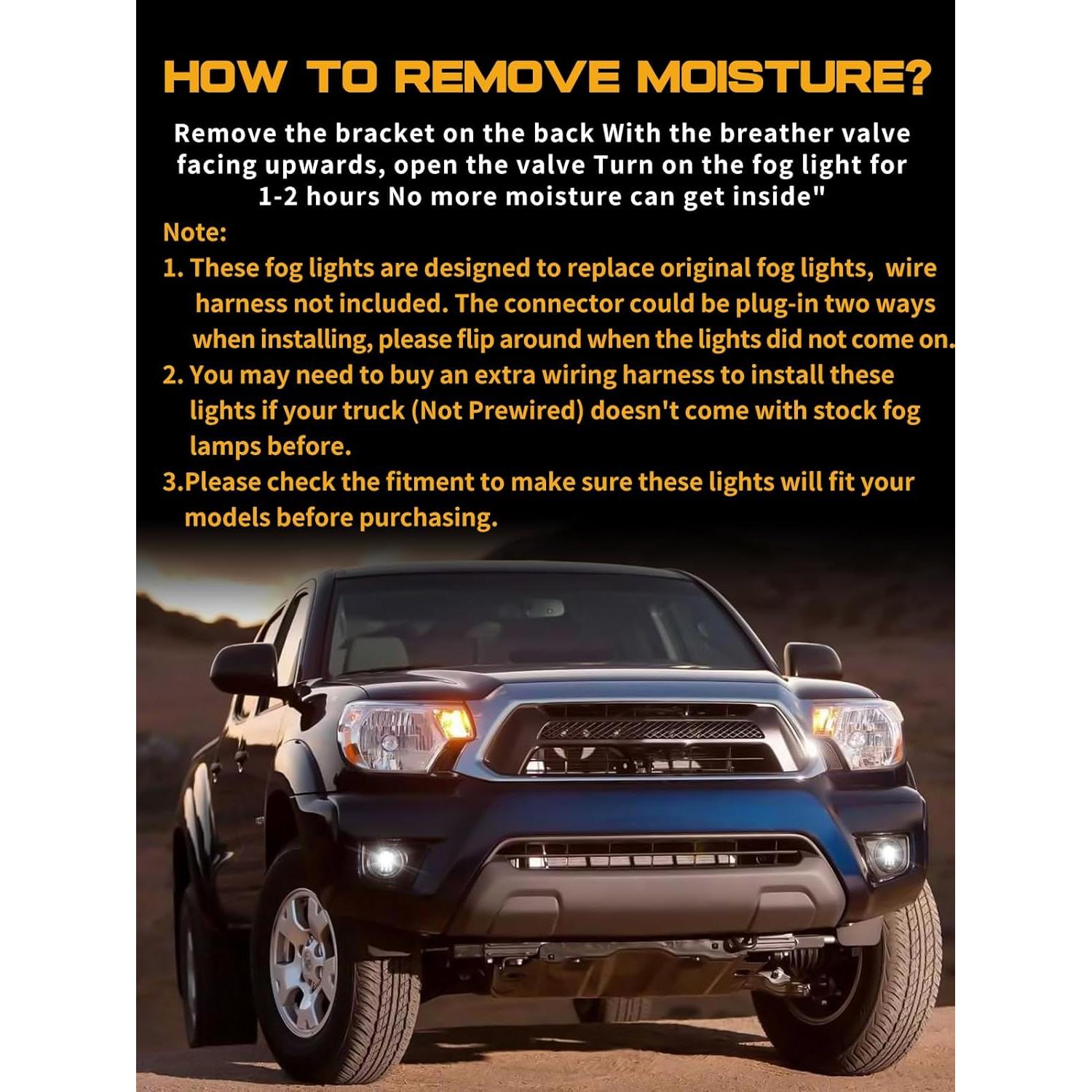 Luces de Niebla LED VI9000 para Tacoma 2005-2011 y más