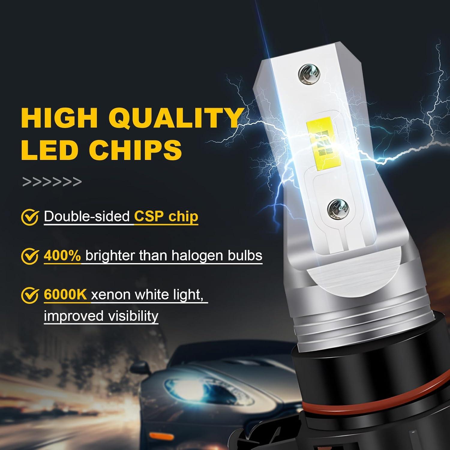 Bombillas LED Antiniebla PSX24W 2504 LEDYOTRY 4000LM 6000K