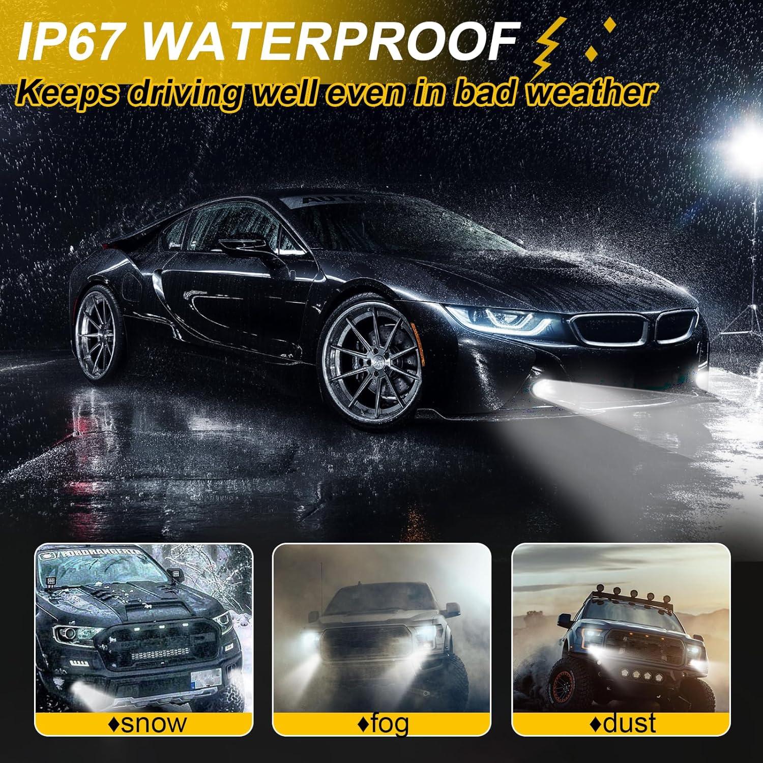 Bombillas LED Antiniebla PSX24W 2504 LEDYOTRY 4000LM 6000K