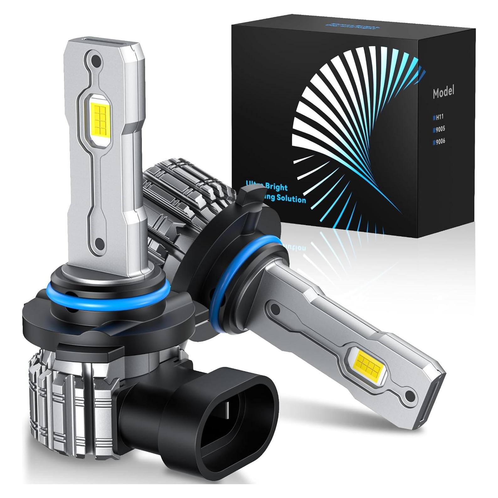 Bombillas LED 9005 FTEVAR Luces Antiniebla 30000LM 6000K