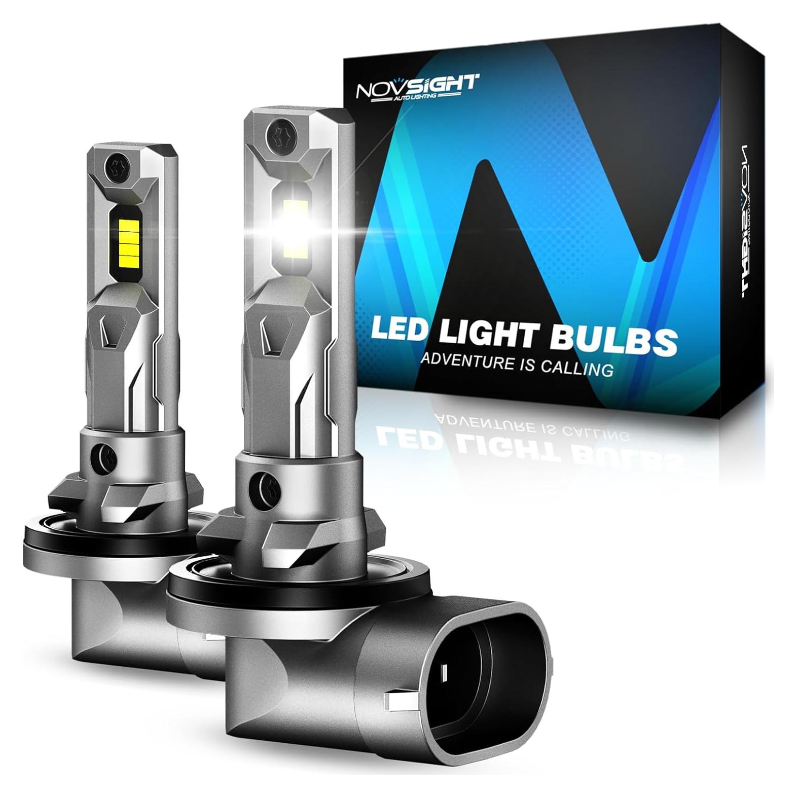 Bombillas de Niebla LED NOVSIGHT 881 - 16000LM, IP68, Paquete de 2