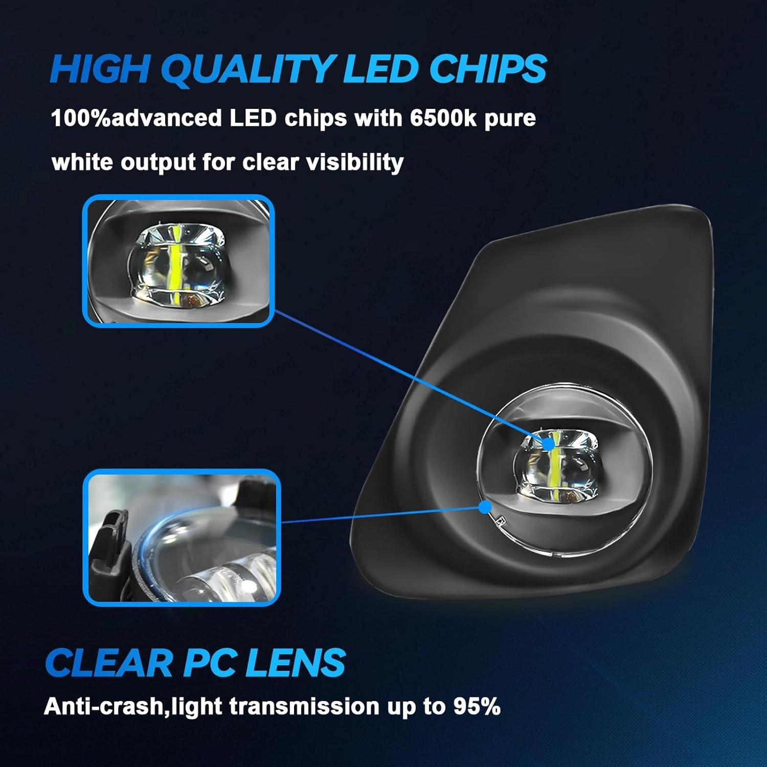 Luces Antiniebla LED Sinyato para Toyota Corolla 2011-2013