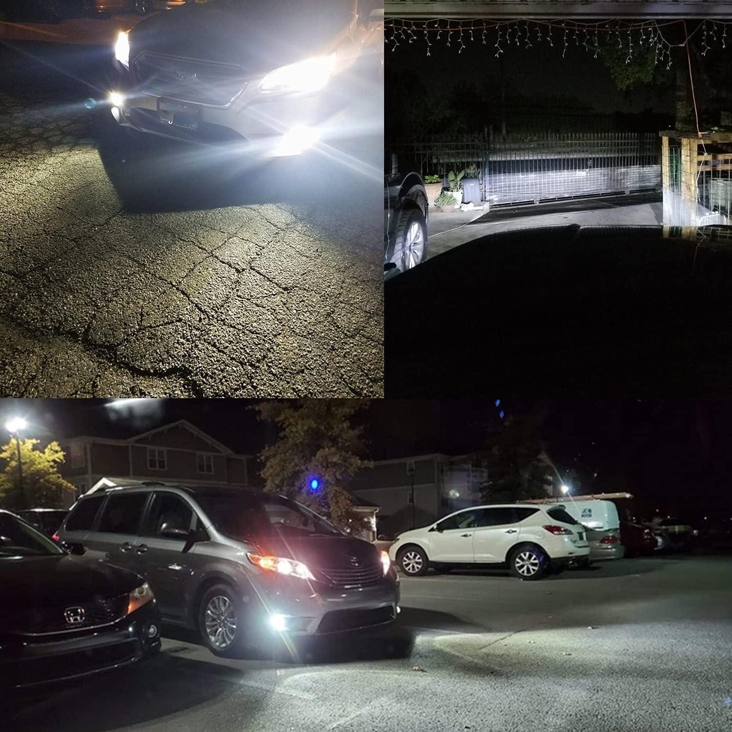 Luces de Niebla LED Alla Lighting H8 H11 5200 Lúmenes 6000K