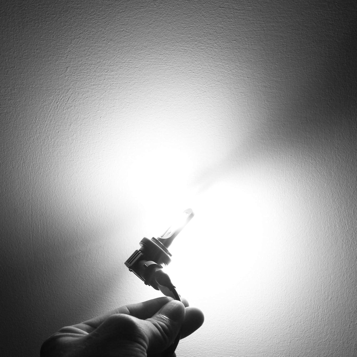 Luces de Niebla LED Alla Lighting H8 H11 5200 Lúmenes 6000K