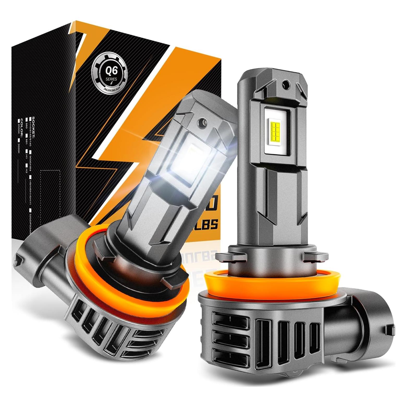 Luces de Niebla Auxbeam H11 6500K 12000LM Paquete de 2