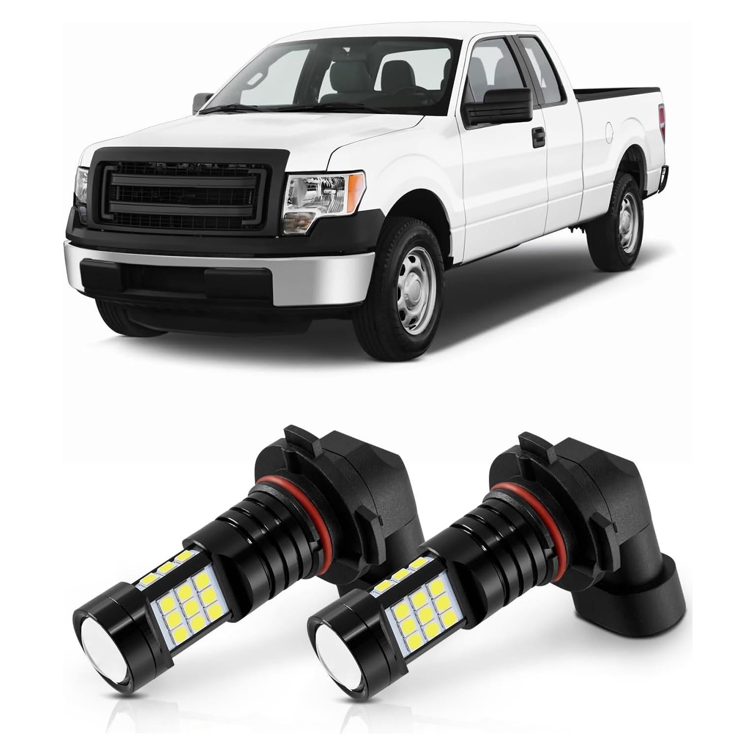 Bombillas LED Antiniebla H10 9145 6000K MEALAM - Paquete de 2