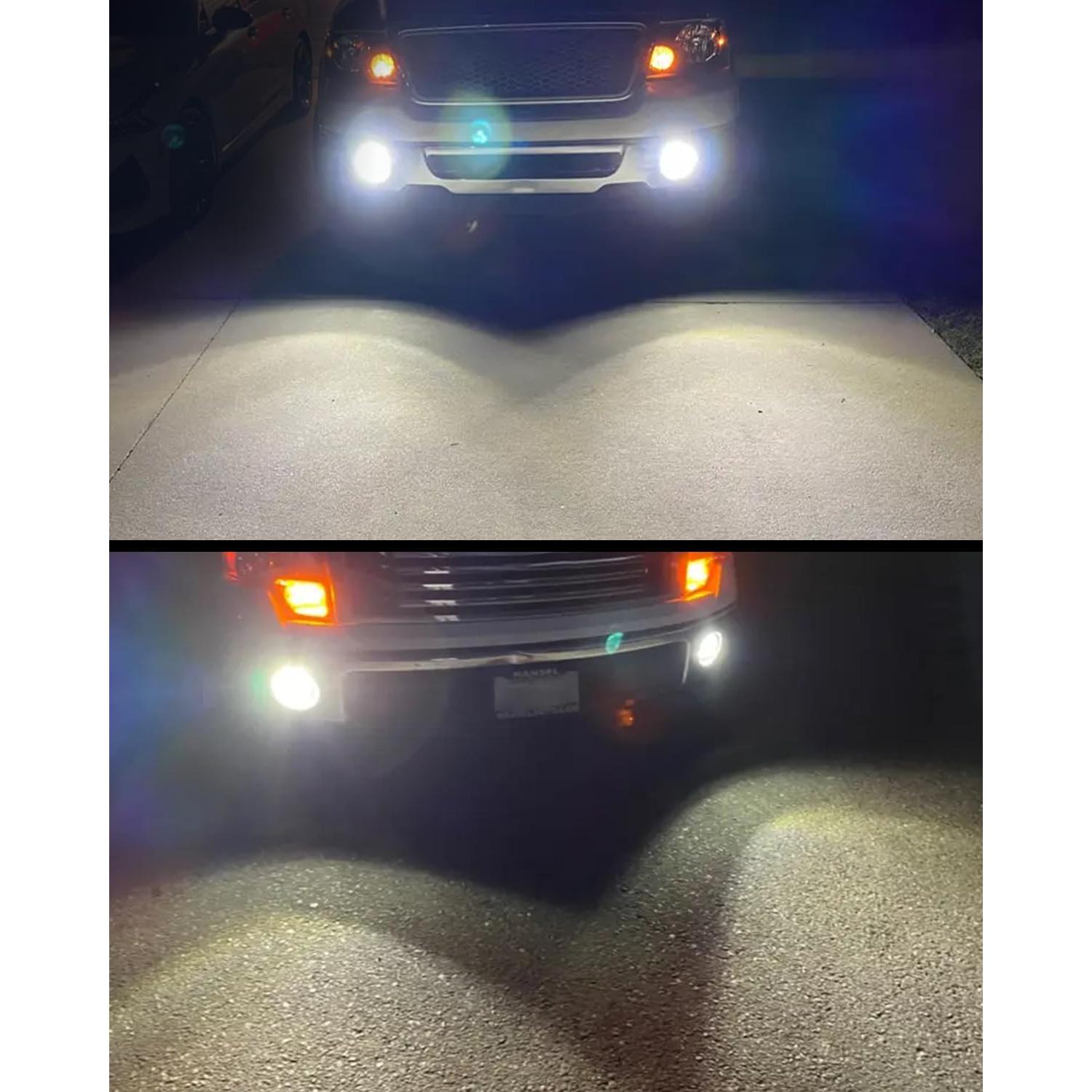 Bombillas LED Antiniebla H10 9145 6000K MEALAM - Paquete de 2