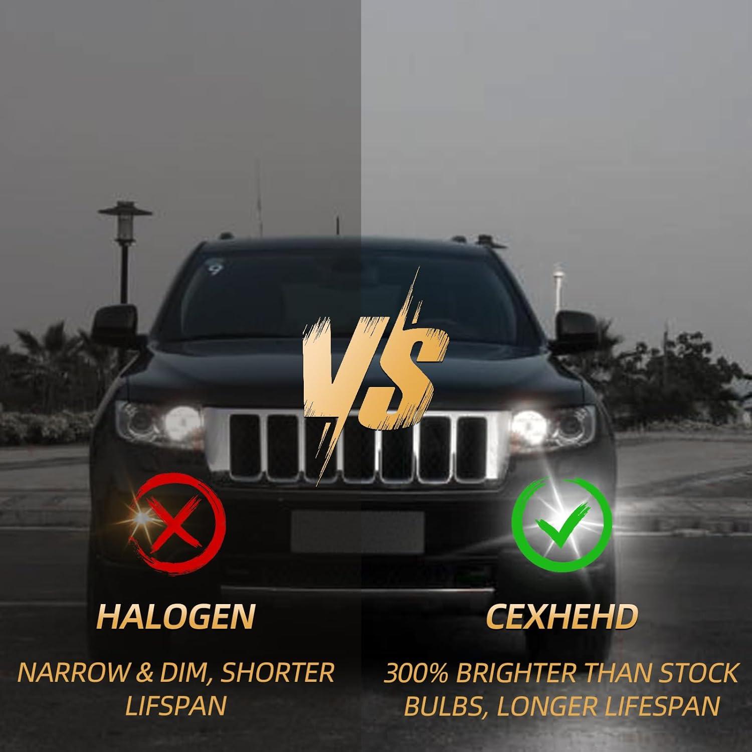 Luces Antiniebla LED CEXHEHD para Toyota Tundra 2014-2021