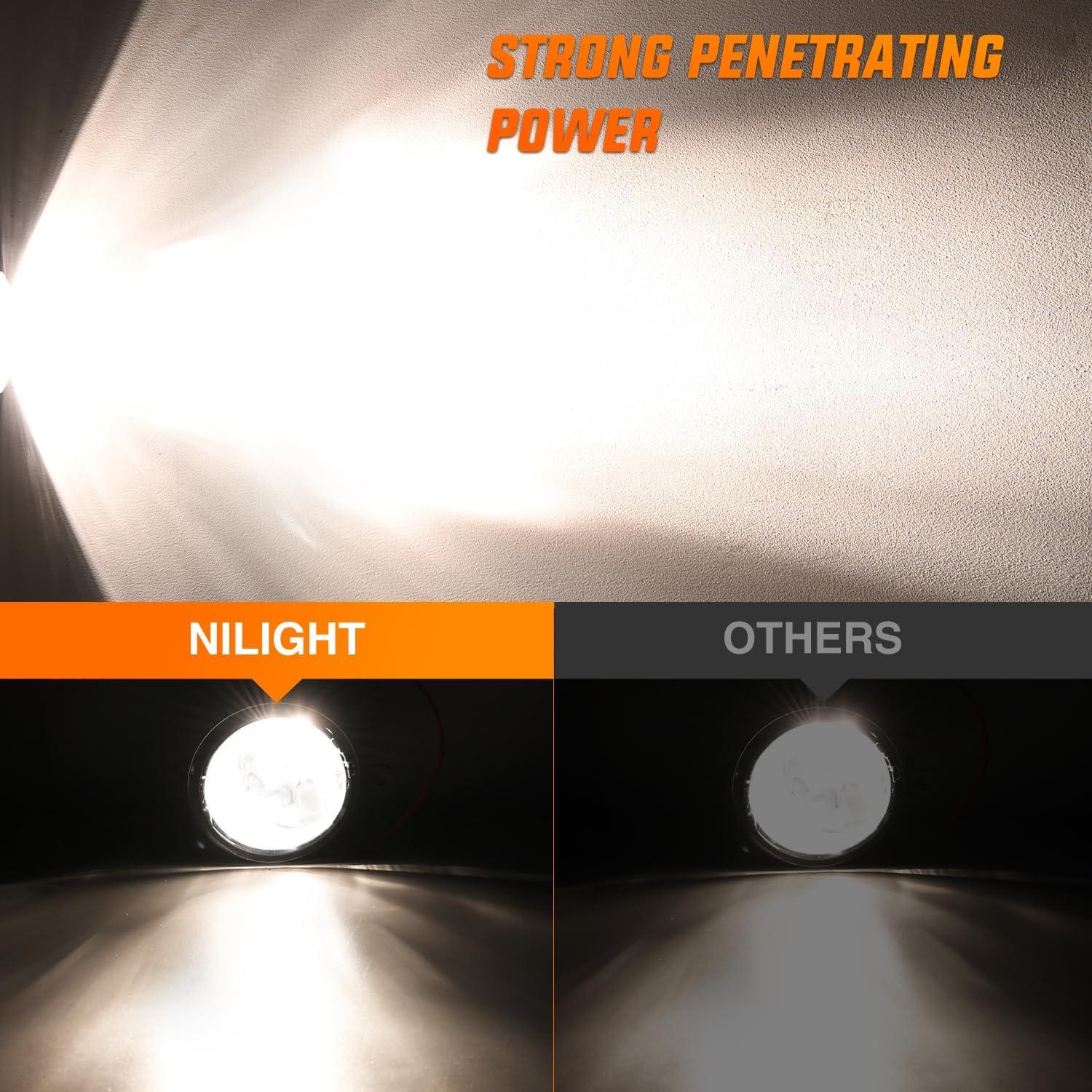 Luces Antiniebla Nilight para Toyota Camry 2007-2009 H11 55W