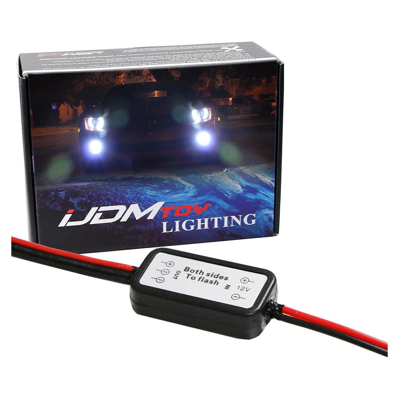 Módulo Estroboscópico iJDMTOY 12V para Luces de Automóvil