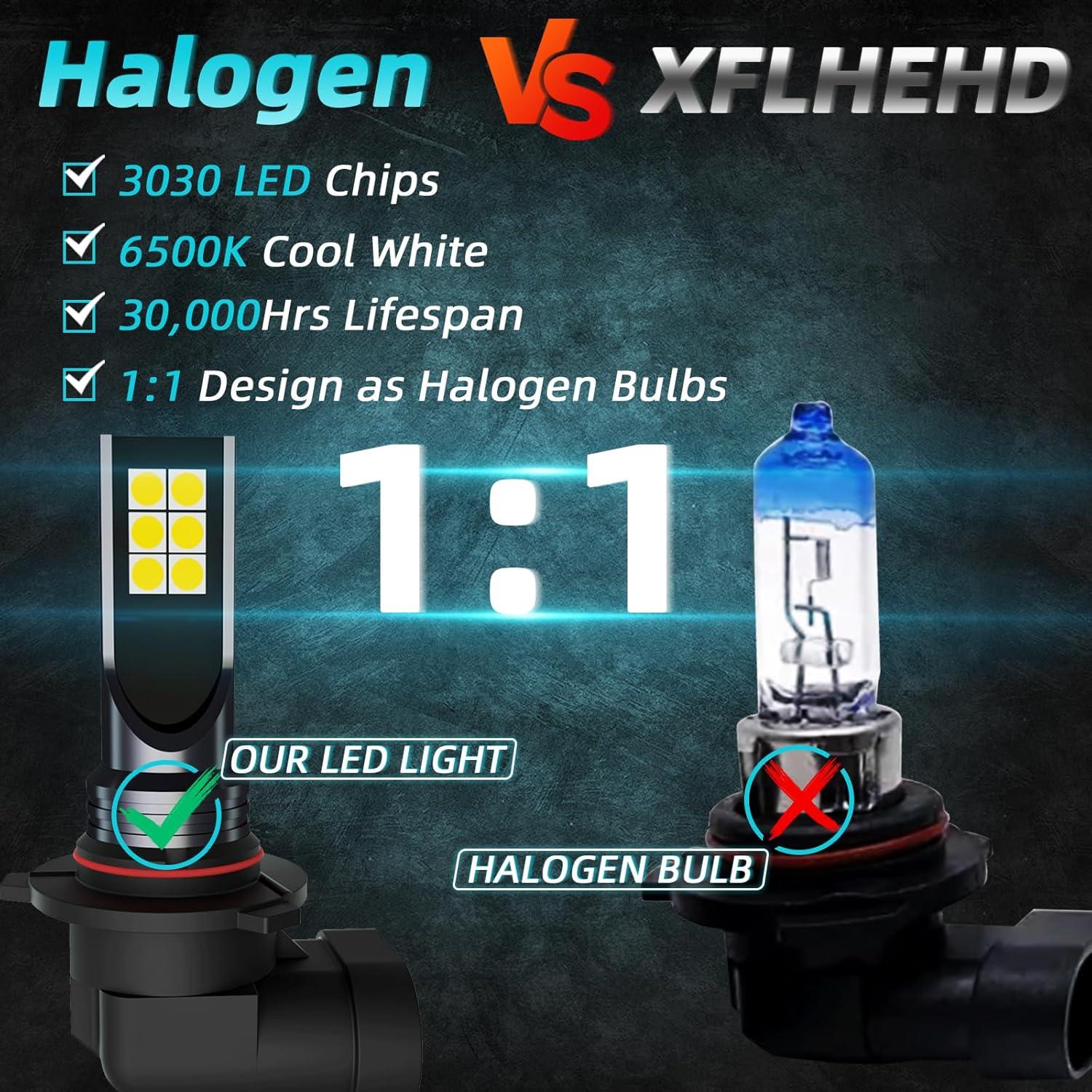 Bombillas de luz de niebla XFLHEHD para Toyota 4Runner 2003-2009