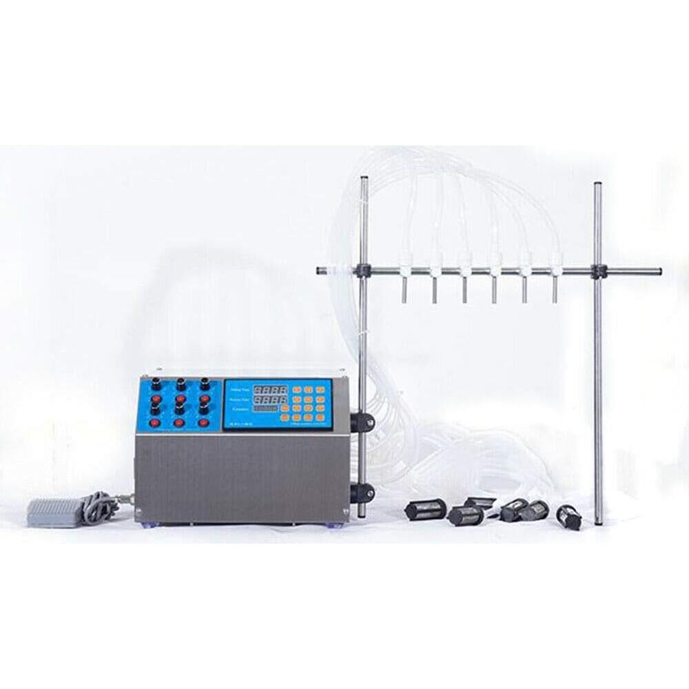 Máquina de Llenado Semiautomática 6 Cabezas Acero Inoxidable 5L