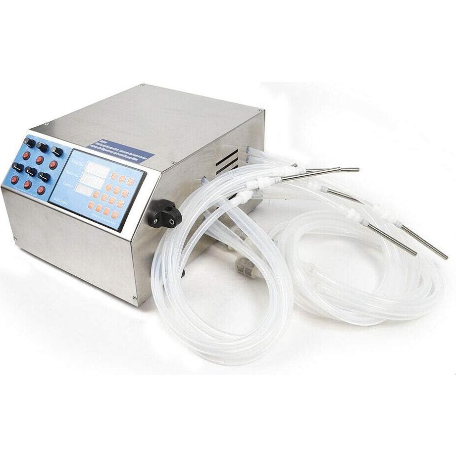 Máquina de Llenado Semiautomática 6 Cabezas Acero Inoxidable 5L