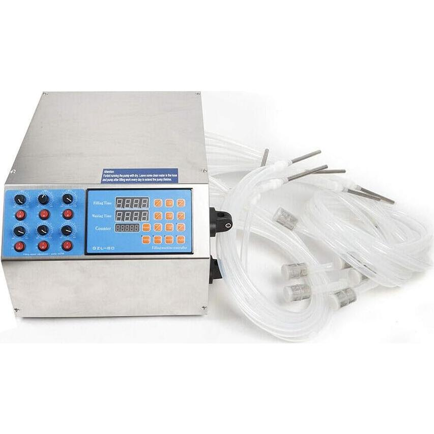 Máquina de Llenado Semiautomática 6 Cabezas Acero Inoxidable 5L