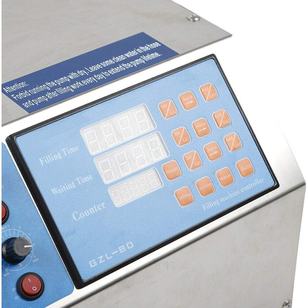 Máquina de Llenado Semiautomática 6 Cabezas Acero Inoxidable 5L