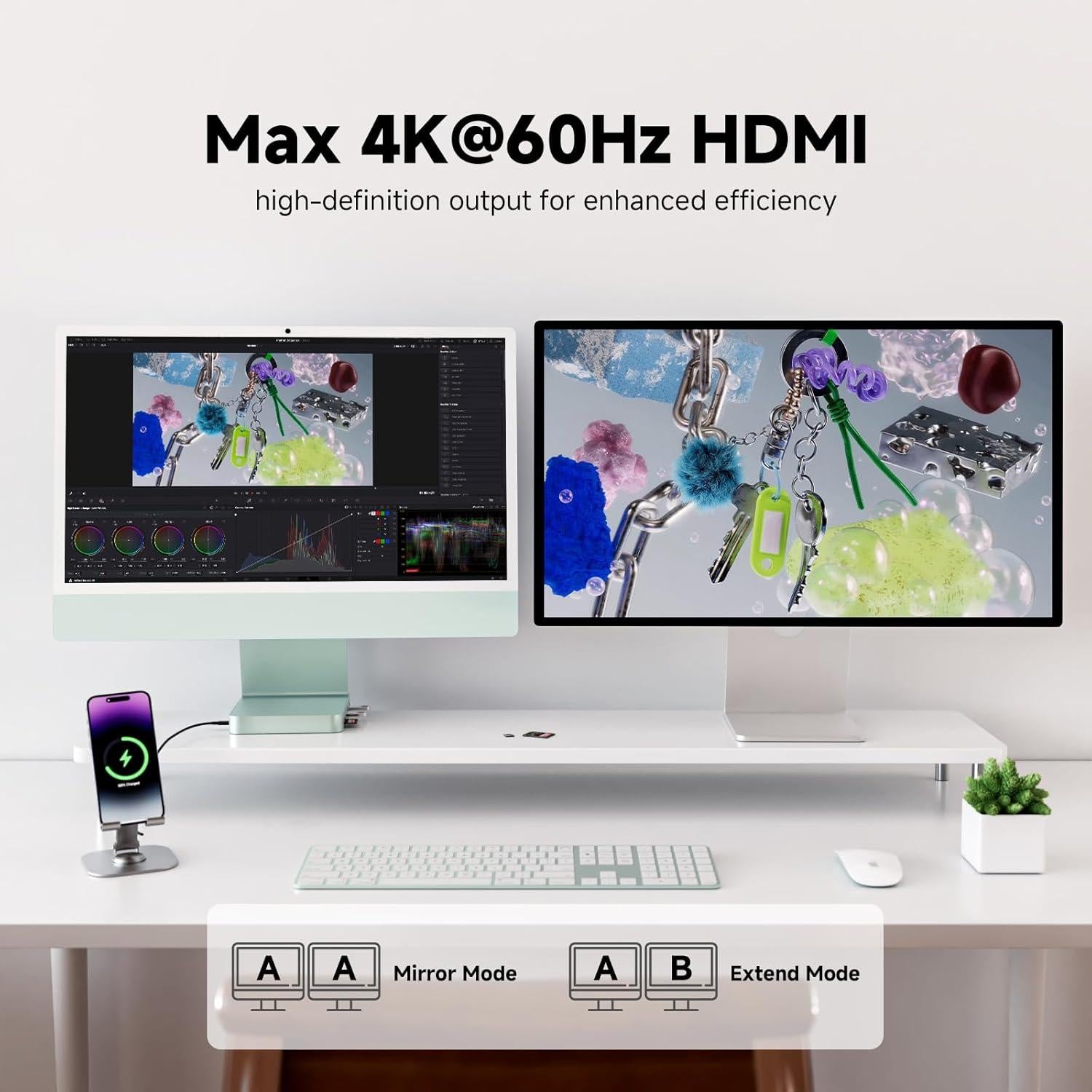 Hub USB-C Minisopuru iExpandMate DS802PRO para iMac 24" 4TB