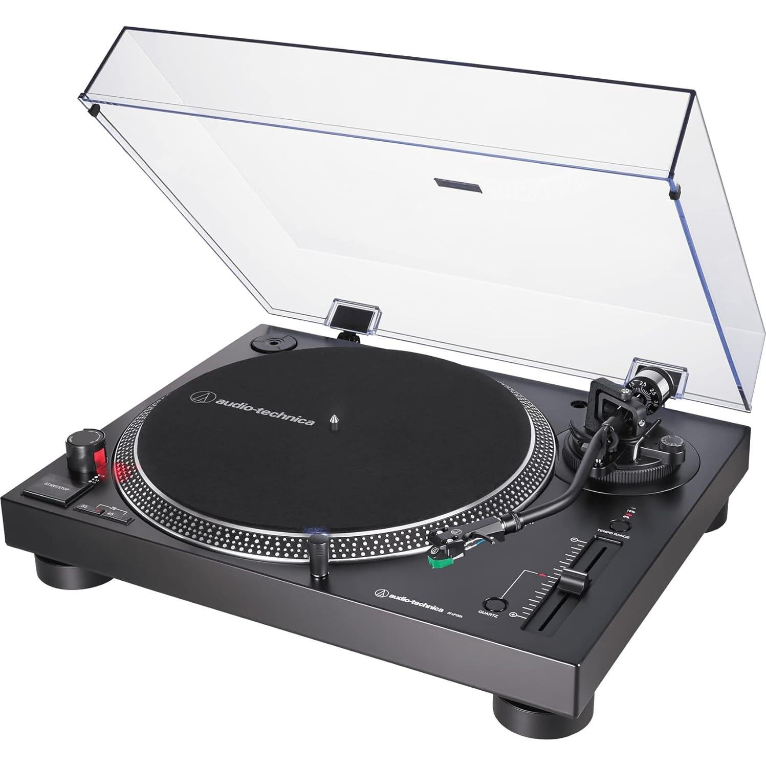 Tornamesa Audio-Technica AT-LP120XUSB-BK Hi-Fi Manual 3 Velocidades