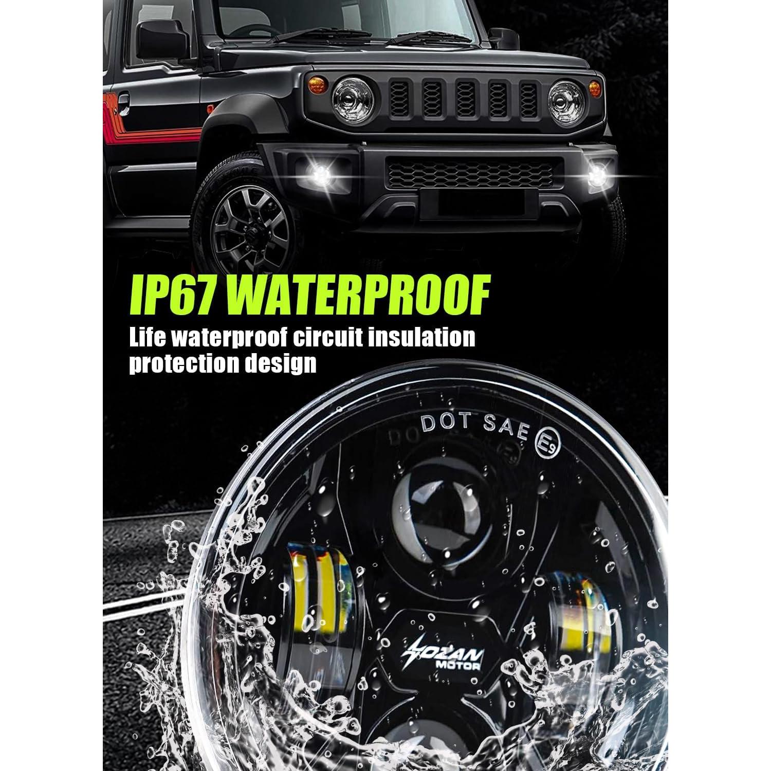 Luces Antiniebla LED HENGTUAOTO para Ford F150 2006-2014