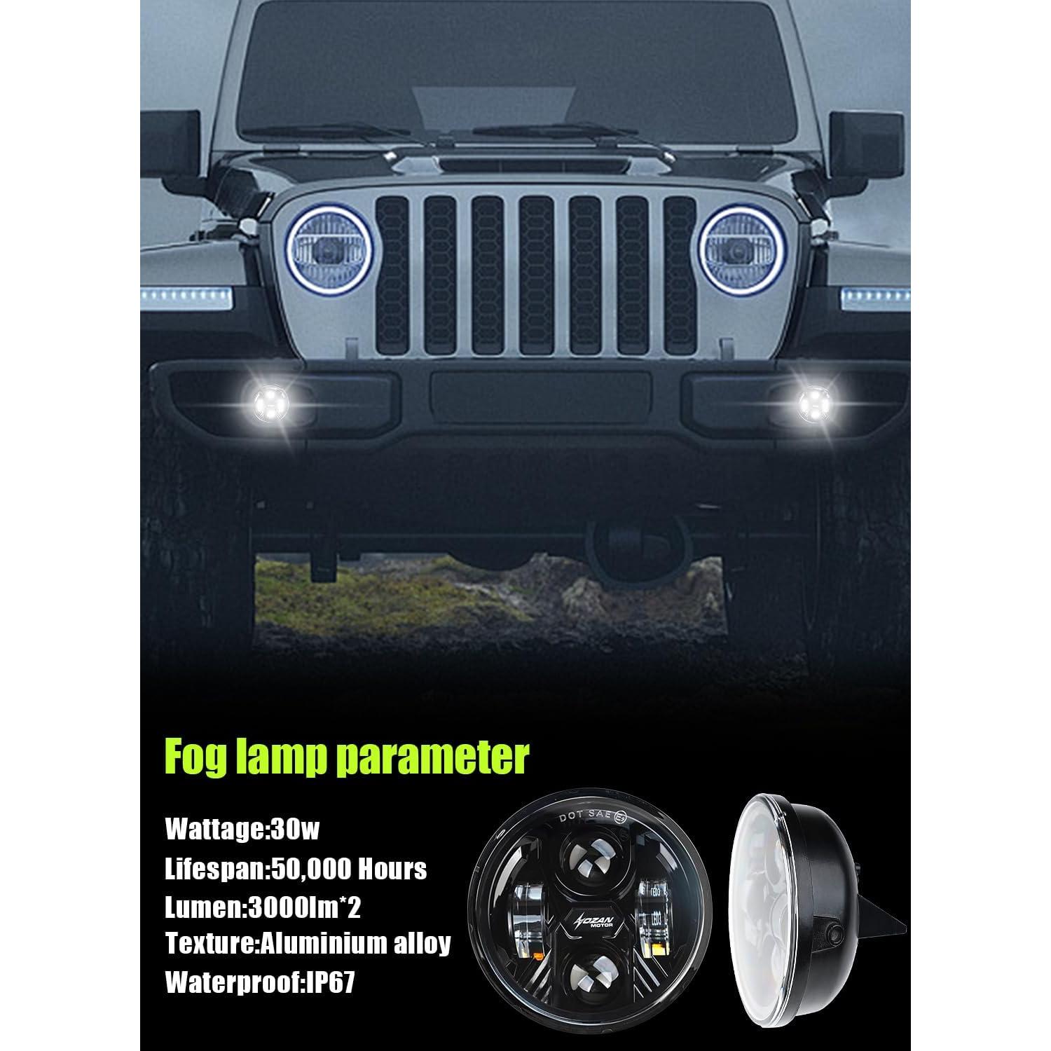 Luces Antiniebla LED HENGTUAOTO para Ford F150 2006-2014