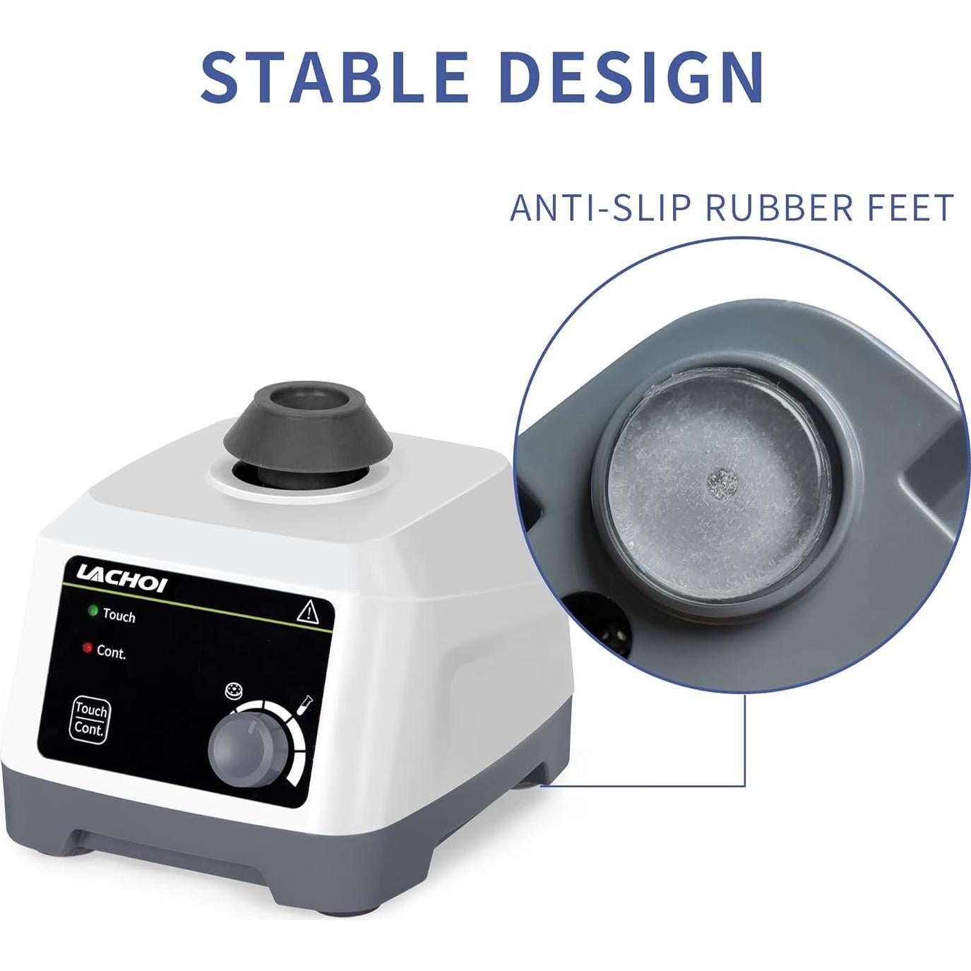 Mezclador Vortex de Laboratorio LACHOI 200-3000rpm 4.5mm