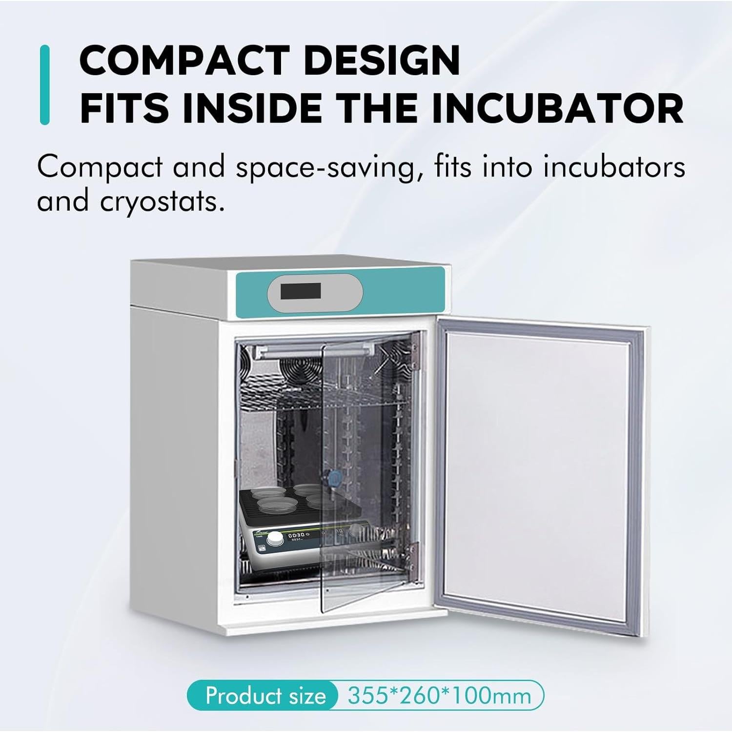 Agitador Orbital Digital LAB FISH OS-20 25x25cm 40-200RPM