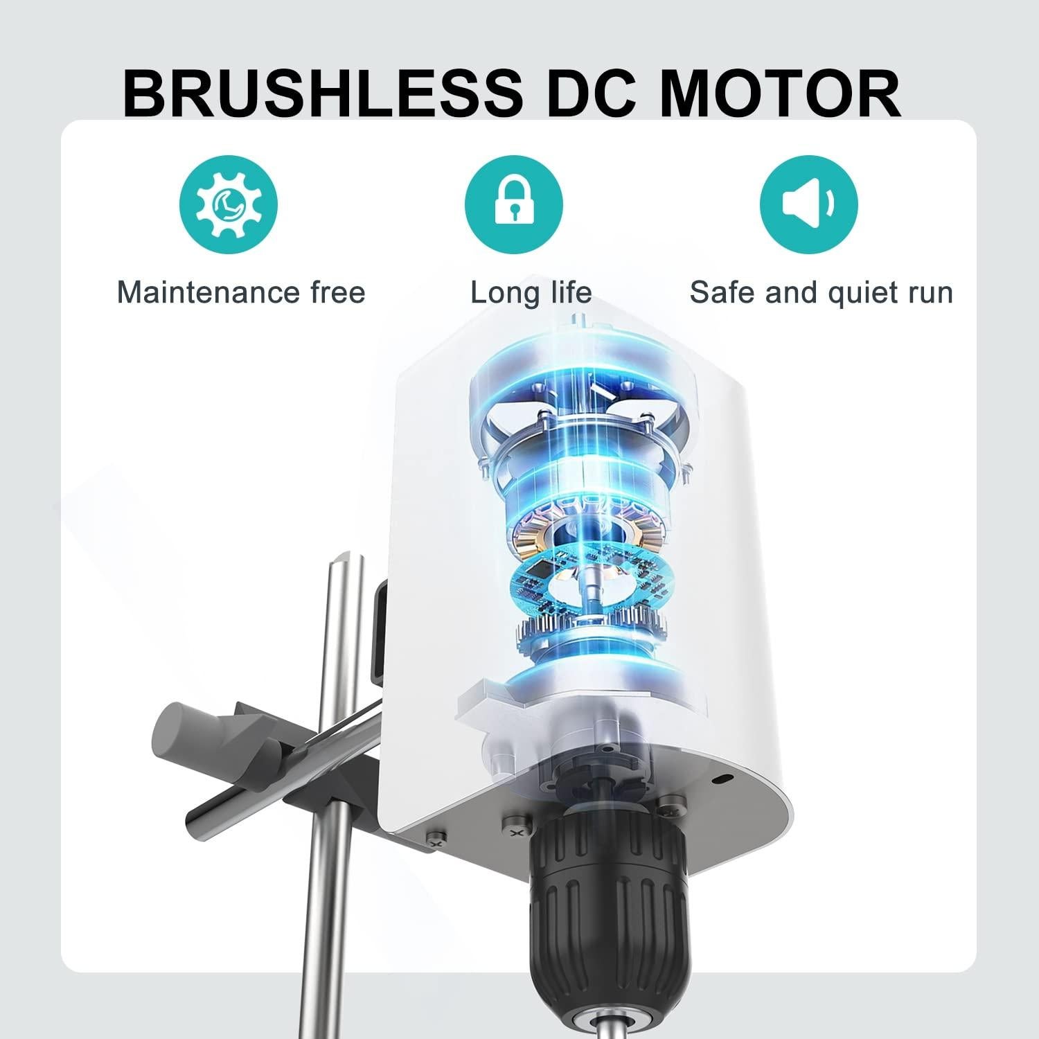 Mezclador Eléctrico de Agitación Digital JOANLAB 20L 100-2000RPM