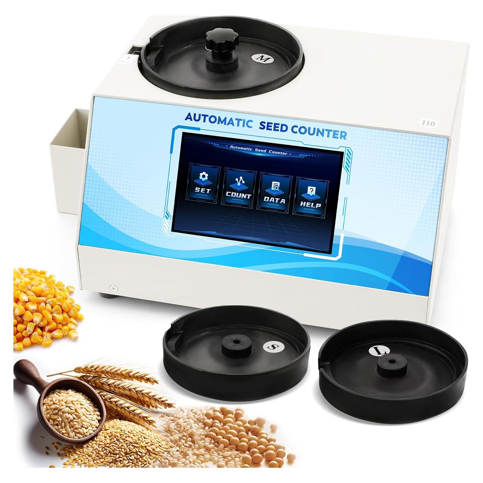 Máquina Contadora de Semillas CGOLDENWALL 6.58 kg Táctil 3 Placas