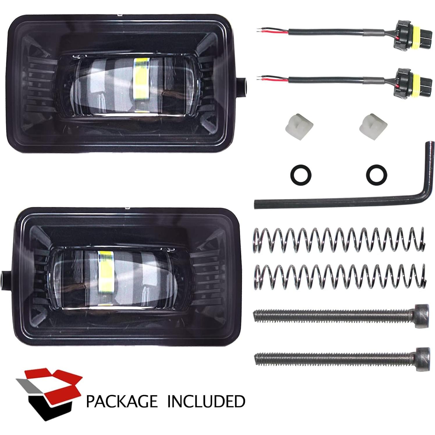Luces de Niebla LED WOLUEN Doble Color para Ford F-150 2015-2020
