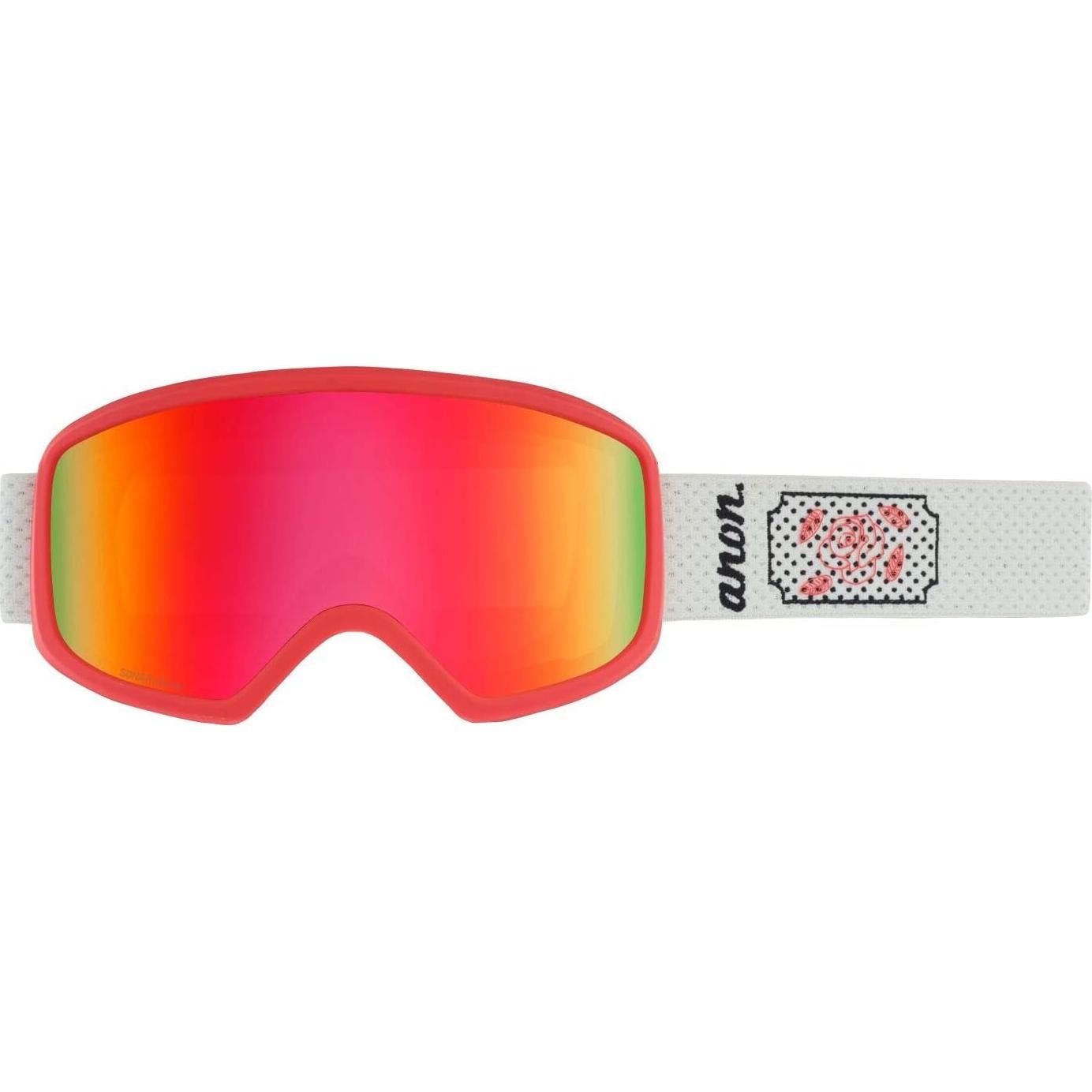 Gafas de Nieve Deringer Anon para Mujeres Lente Roja y Ámbar