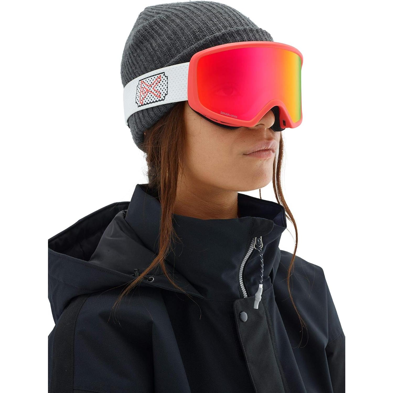 Gafas de Nieve Deringer Anon para Mujeres Lente Roja y Ámbar