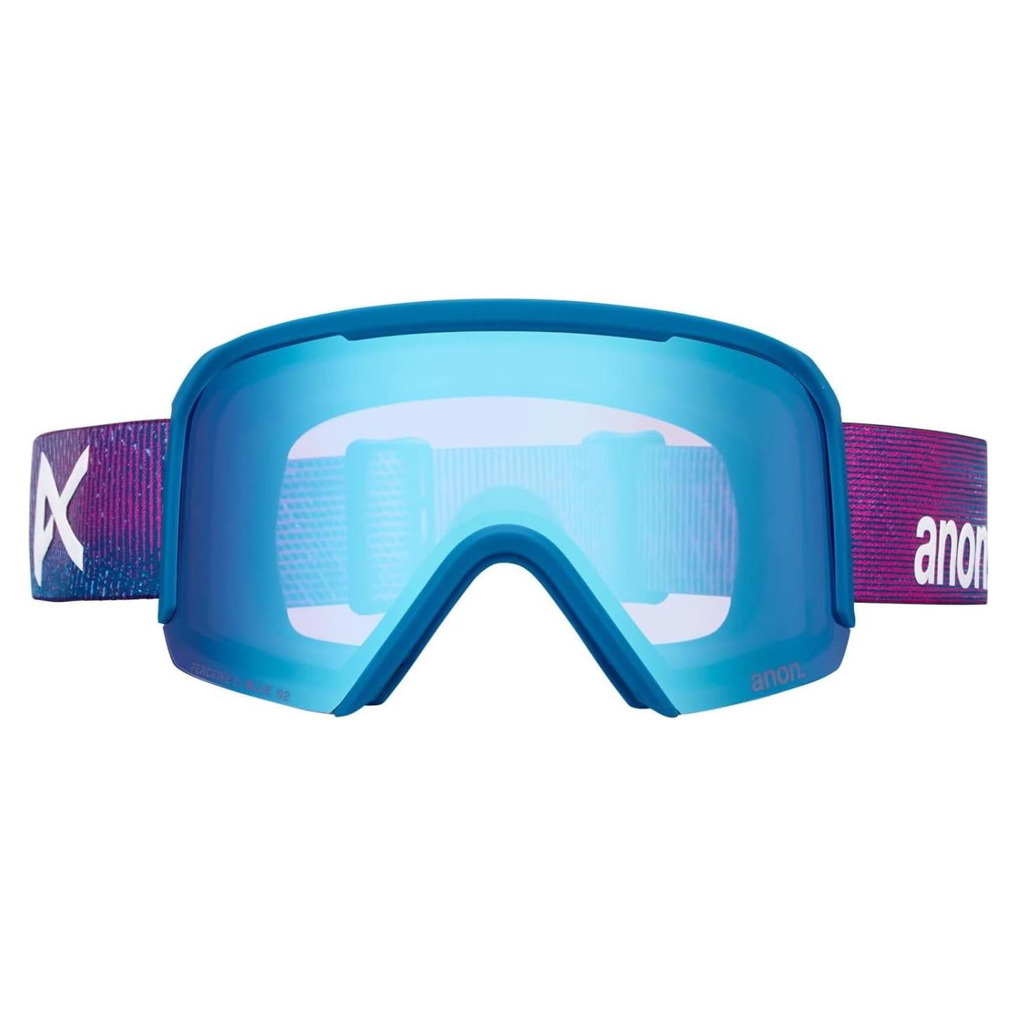 Gafas de Nieve Anon Nesa S Denim Rosa Lente Perceive Azul