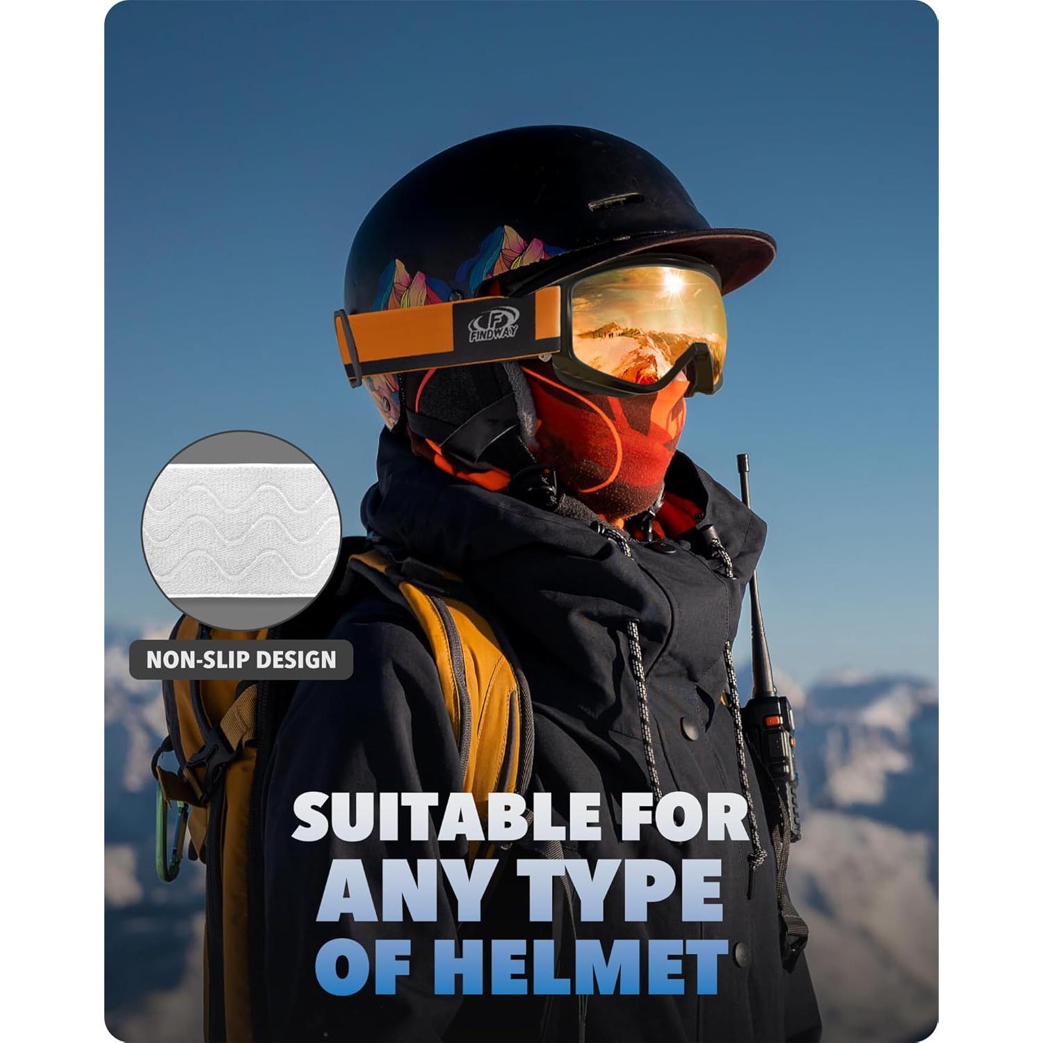 Gafas de Esquí OTG Findway - Protección UV, Antiempañante