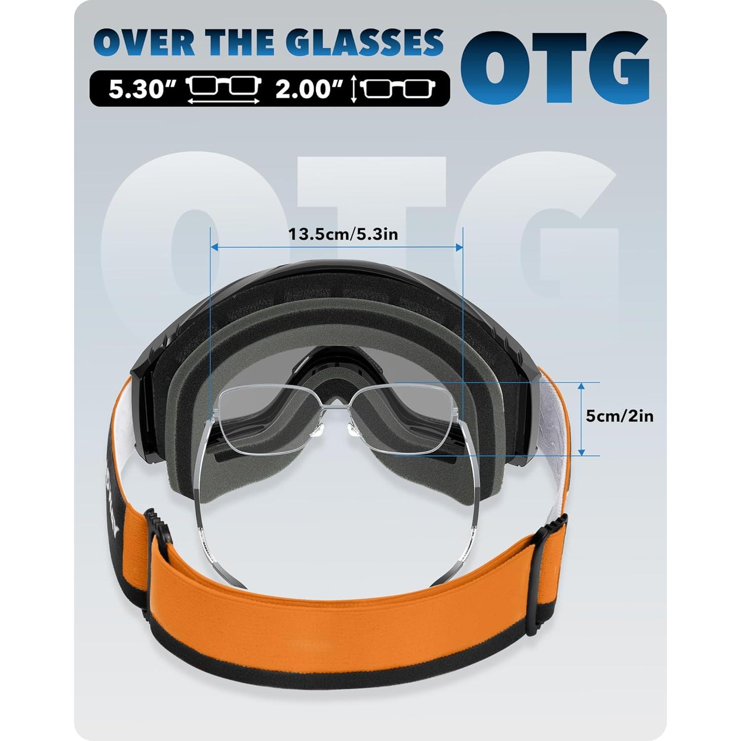 Gafas de Esquí OTG Findway - Protección UV, Antiempañante