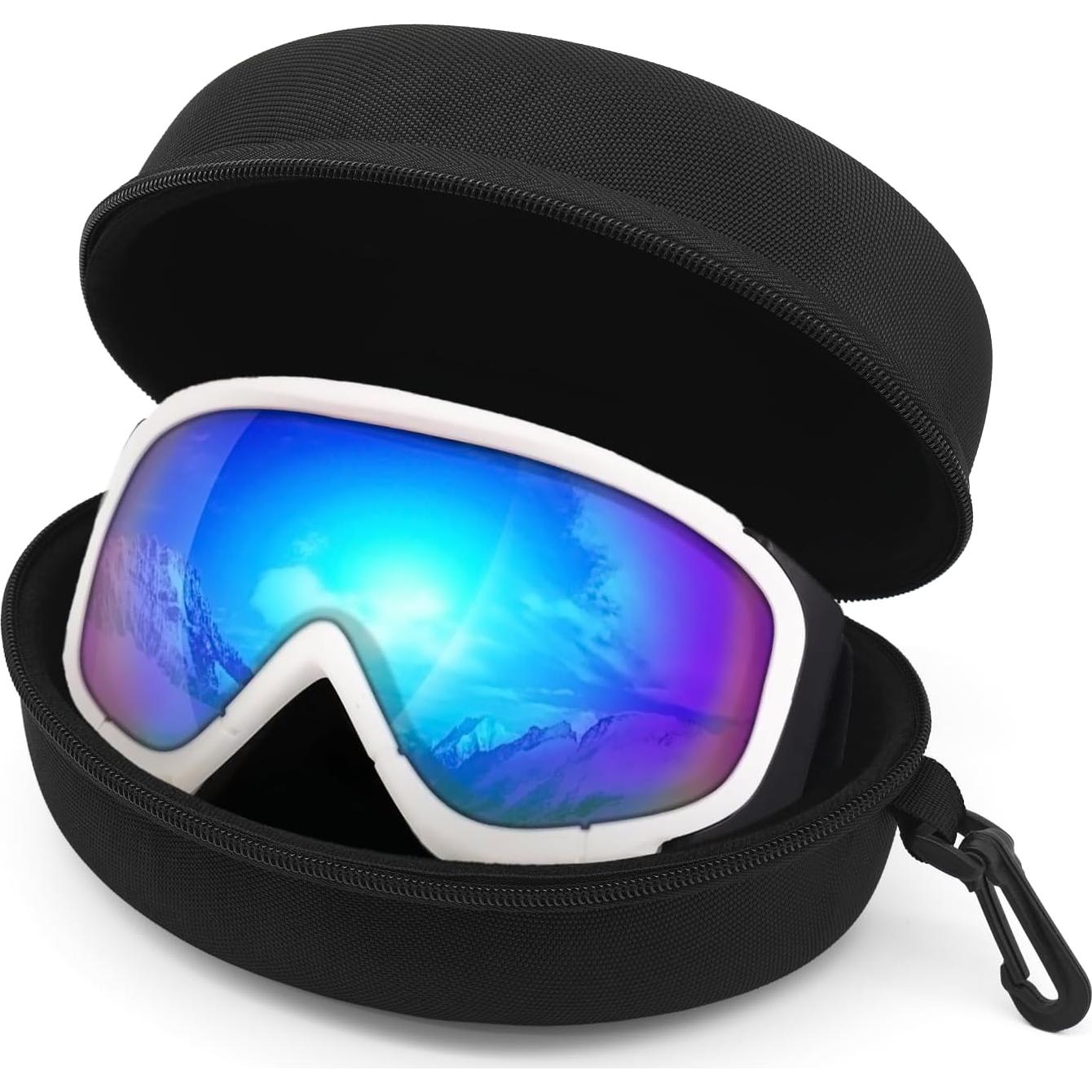 Funda Dura para Gafas de Esquí GlaRid - EVA, Ligera y Compacta