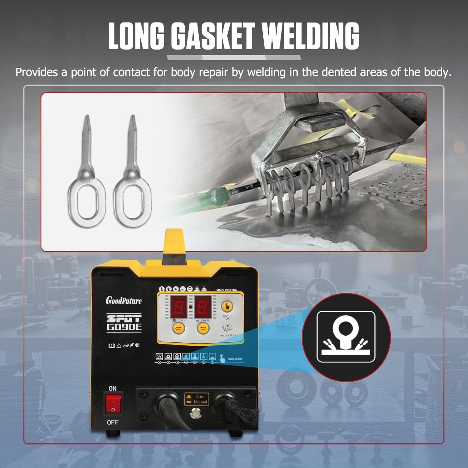 Soldador de Abolladuras MOTOCOCHE 3KW 7 Modos y Kit Completo