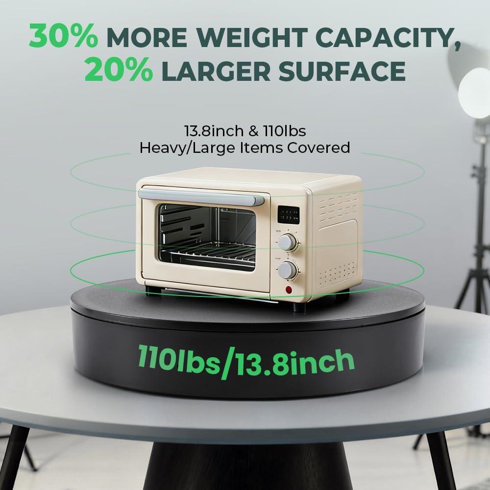 Soporte Giratorio de Fotografía 35cm YZM-24, 50kg, Control Remoto