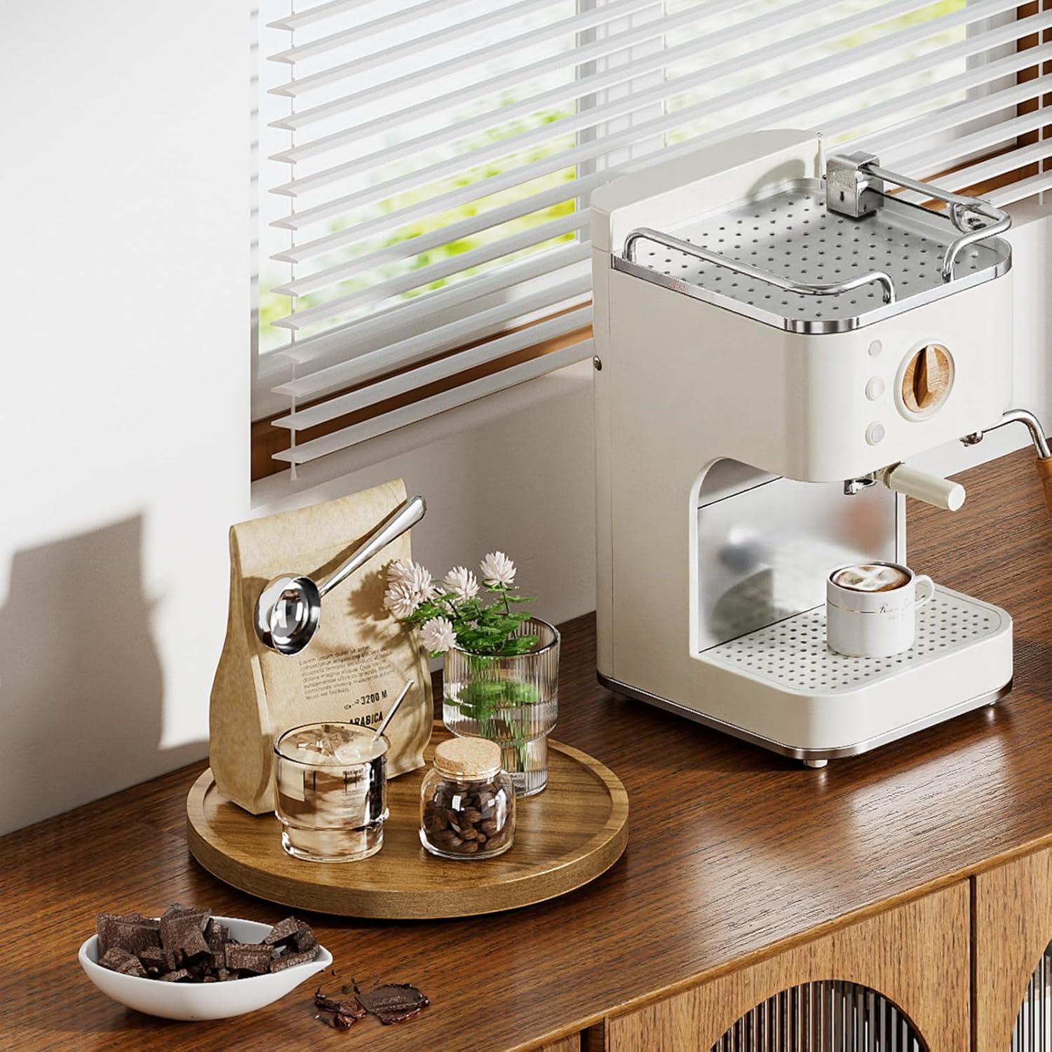 Organizador Lazy Susan LAMU 28 cm Madera de Acacia Natural