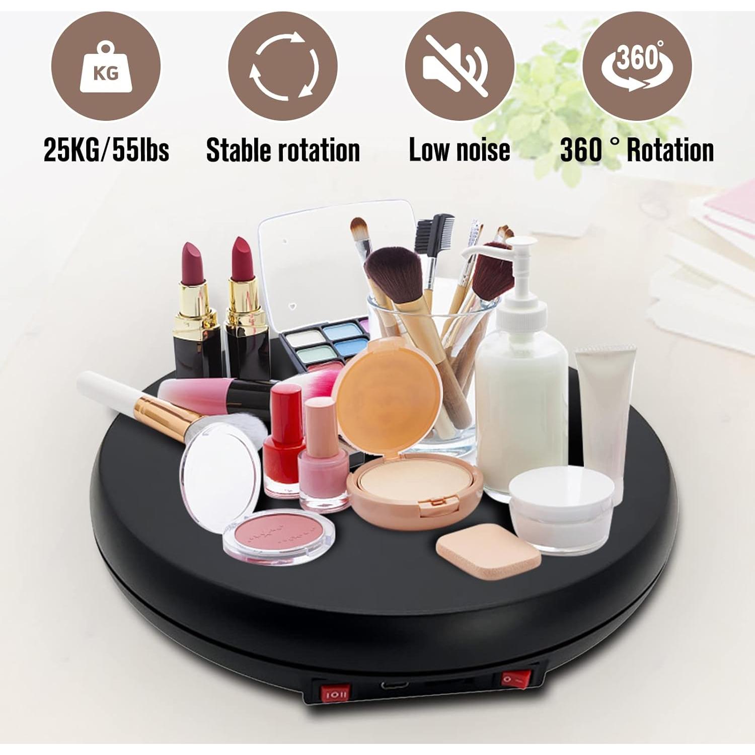 Soporte Rotatorio Motorizado JAYEGT 25 cm con Luz LED 25 kg