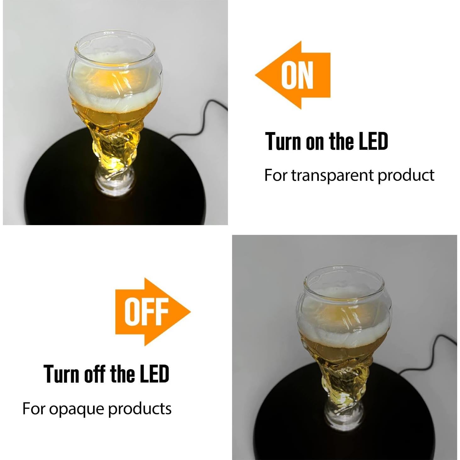 Soporte Rotatorio Motorizado JAYEGT 25 cm con Luz LED 25 kg