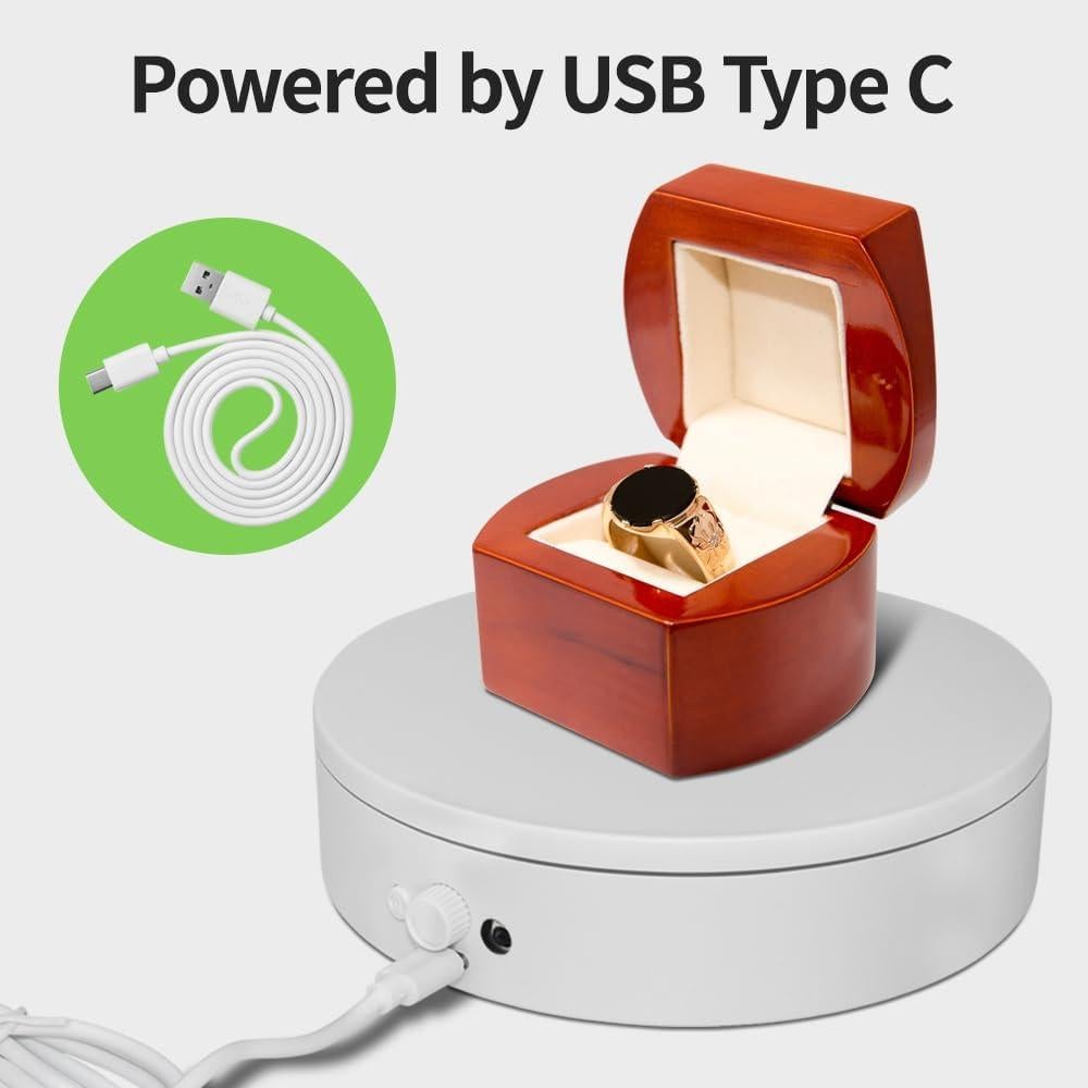 Giradiscos Eléctrico ComXim 15 cm Control Remoto 5 kg