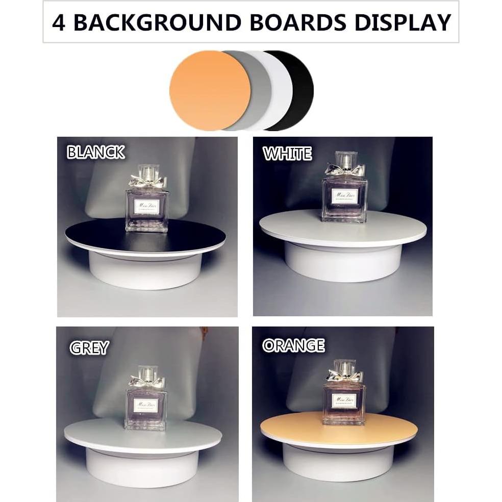 Plato Giratorio Eléctrico 20cm Cexuw para Exhibición 360°