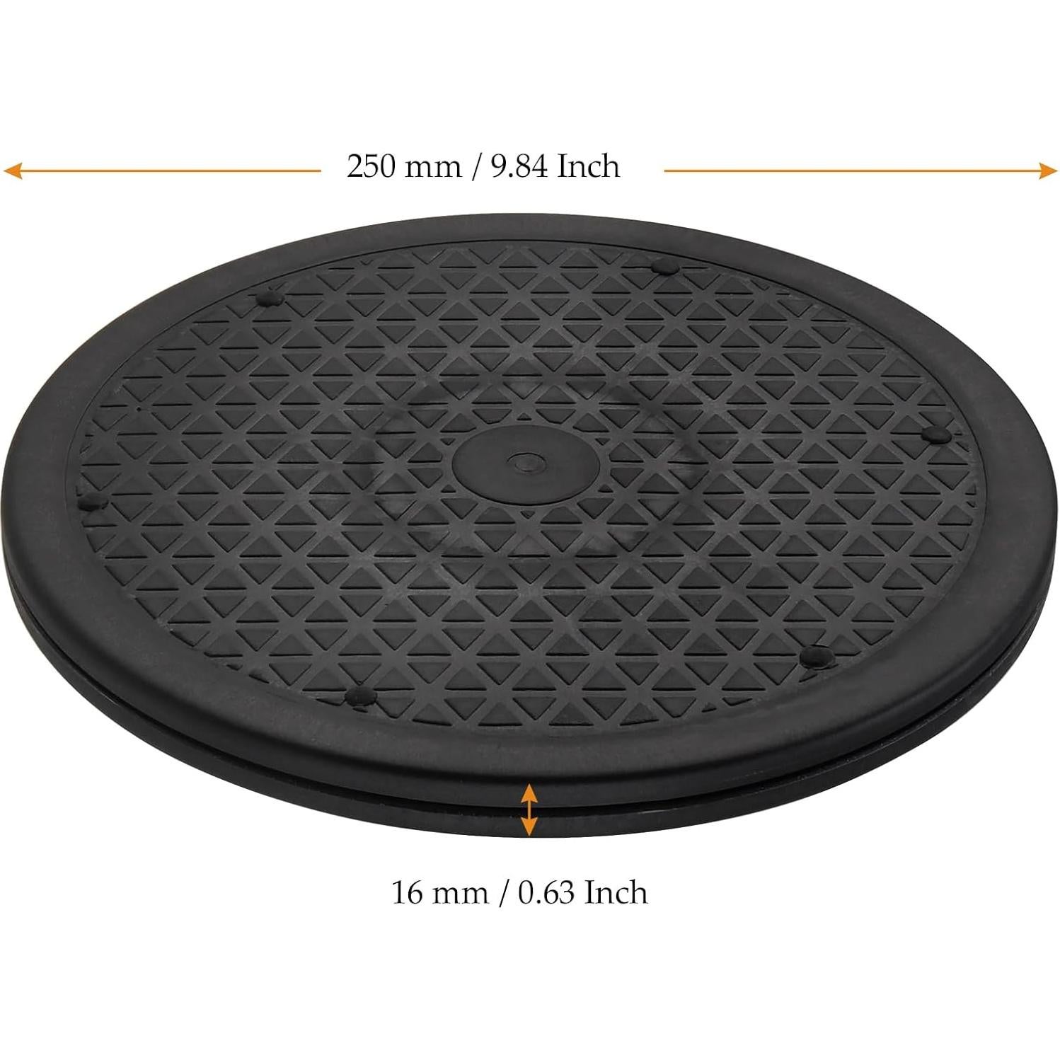 6 Soportes Giratorios de 25cm MUKCHAP para Exhibición 360°