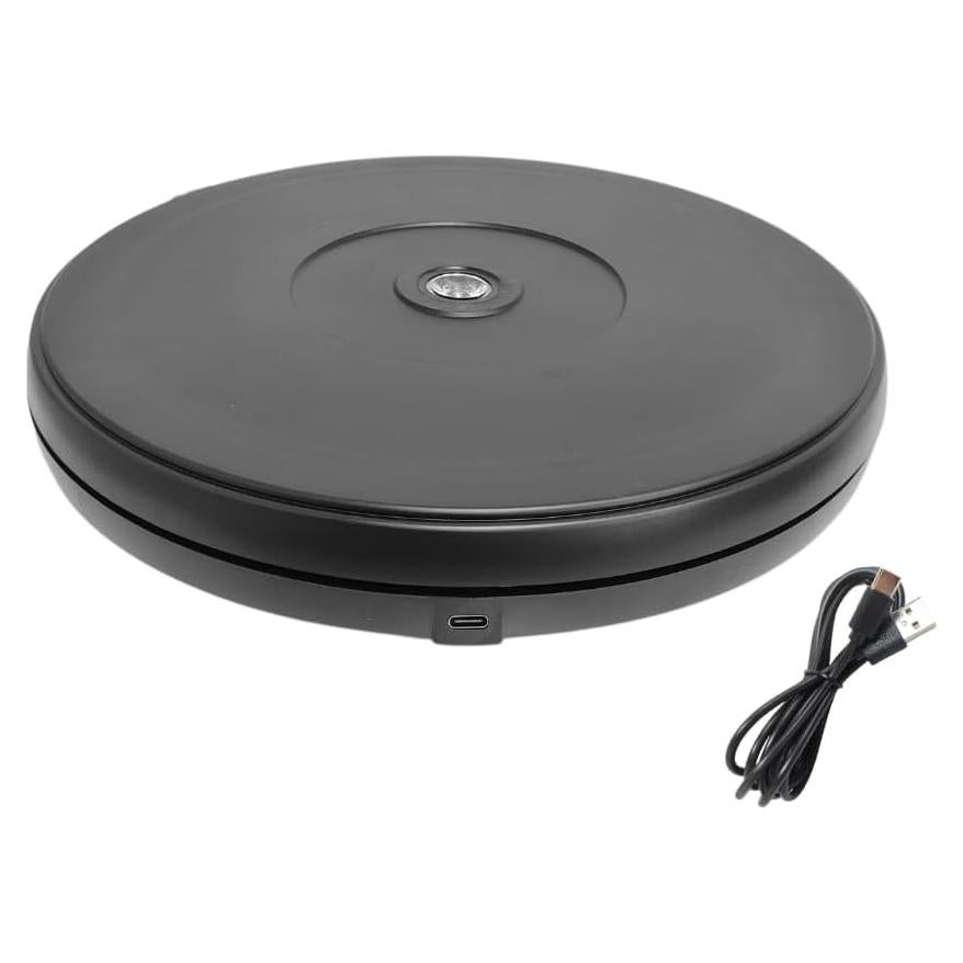 Soporte Giratorio Motorizado Fotoconic Negro 25 cm LED 9 kg