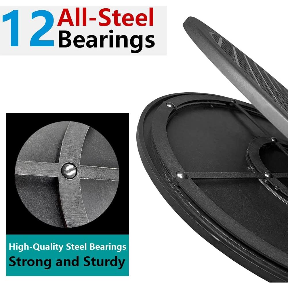 Organizador Giratorio Lazy Susan Volcanoes Club 30.48 cm Negro